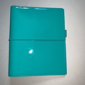 Filofax Turquoise Domino A5 Patent Planner